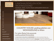 Tablet Screenshot of landhausdielen-wien.at